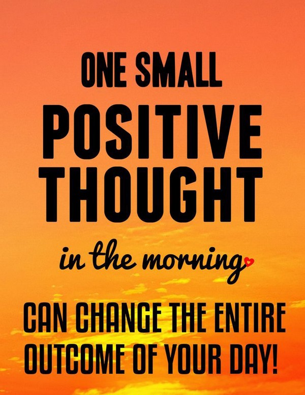 42 Most Inspiring Positive Thoughts For A Positive Day - Gravetics