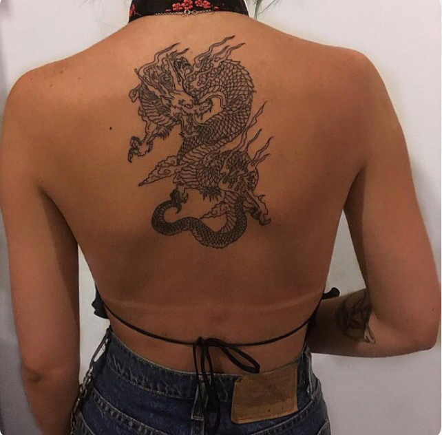 80 Cute and Amazing Back Tattoos For Women