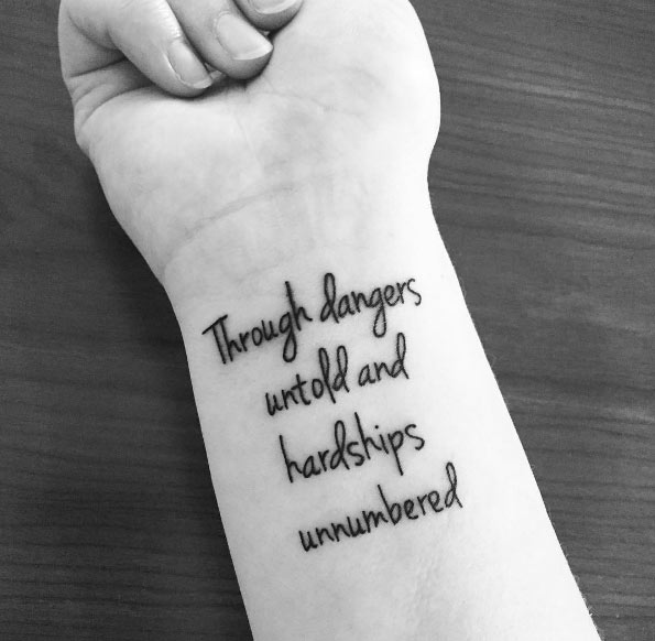 45 Stunning Quotes Tattoo That Will Inspire You To Have One - Gravetics