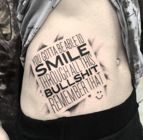 45 Stunning Quotes Tattoo That Will Inspire You To Have One - Gravetics