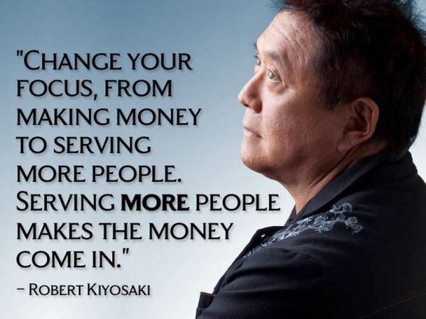 Change your focus from making money