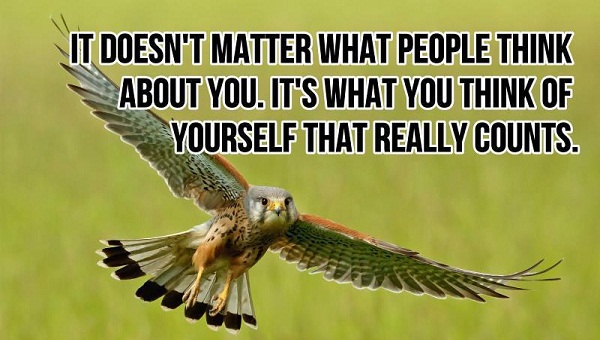 it doesnt matter what people think