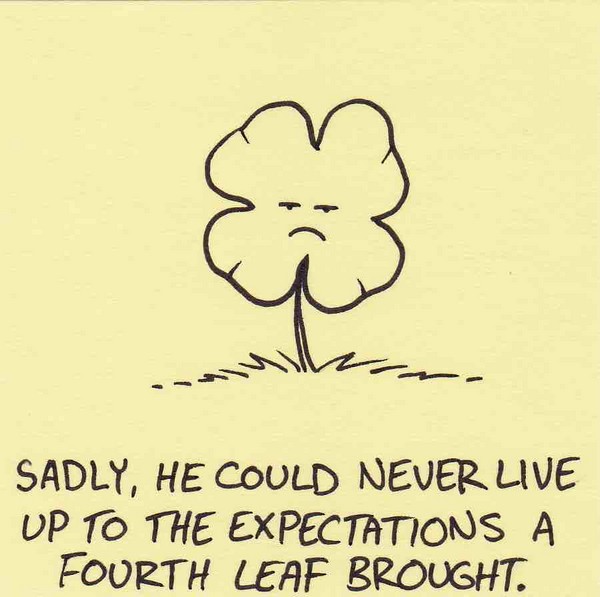 Sadly he could never live up to the expectations a fourth leaf brought.