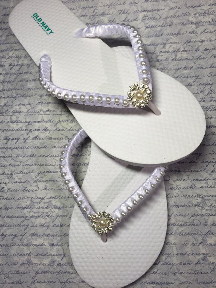 35 Stunning Beach Wedding Shoes for the Perfect Seaside Nuptials 31 White lace wrapped straps, with pearl