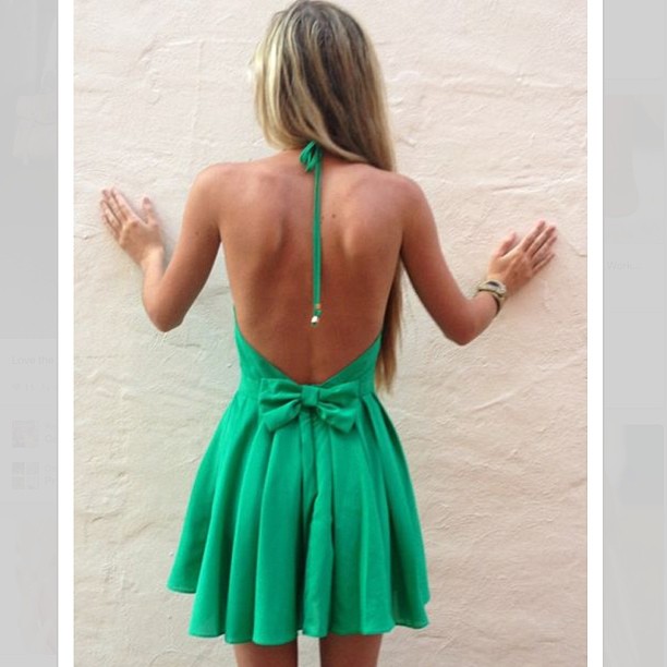 Backless dresses are a MUST HAVD for the summer! #fashion #fashionlooks #likeforlike