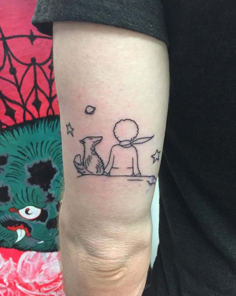 Charming Little Prince Tattoos Design.