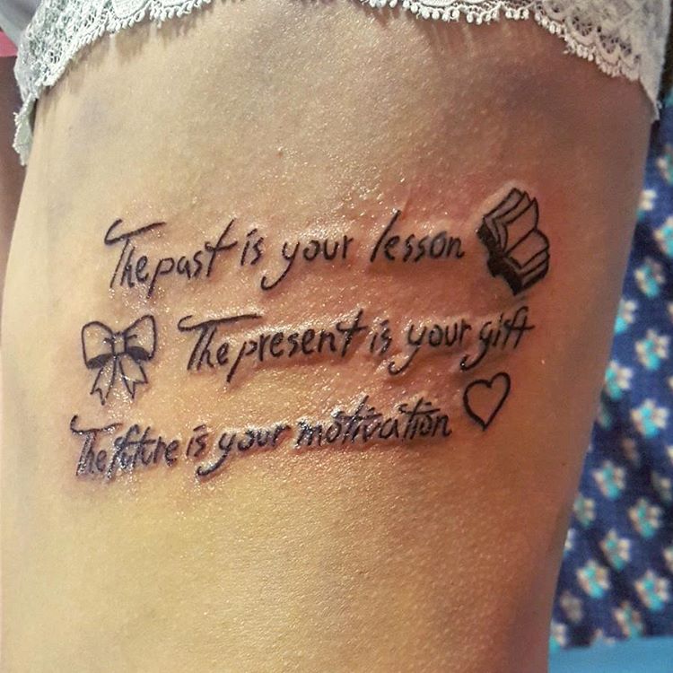 Be Motivated with 55 Inspirational Quote Tattoos for Girls