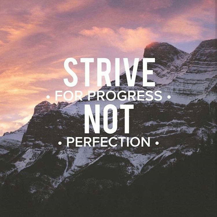 Too many times we are the own crushers of our dreams, we sometimes are hard on ourselves for not being where we intended to be! One step at a time!