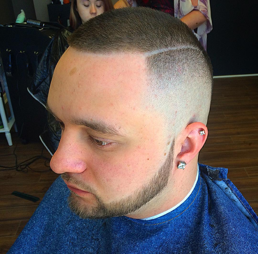 #barbershopconnect #fauxhawk #baldfade #hardpart #beard