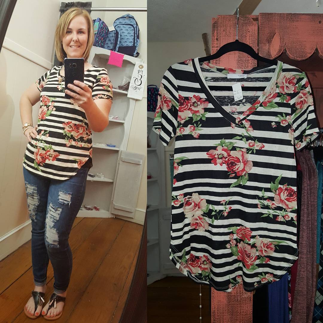 #boutique #shoplocalcyncity #shoplocalky #shopsmall #shopping #shop #stripes #florals #sandals