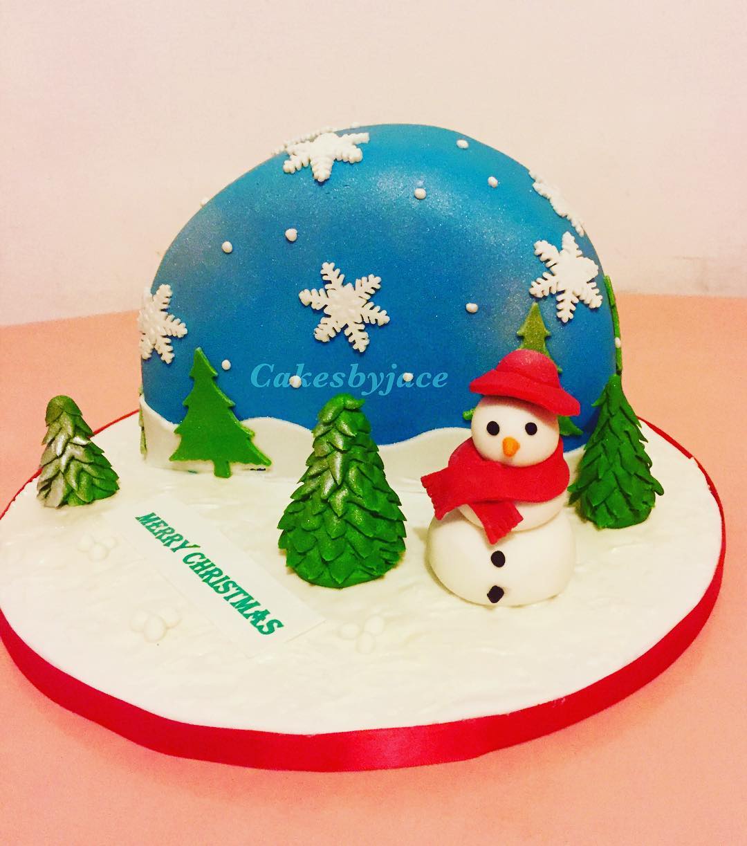 #christmascakes #glasgowcakes #glasgowbaker #ilovewhatido