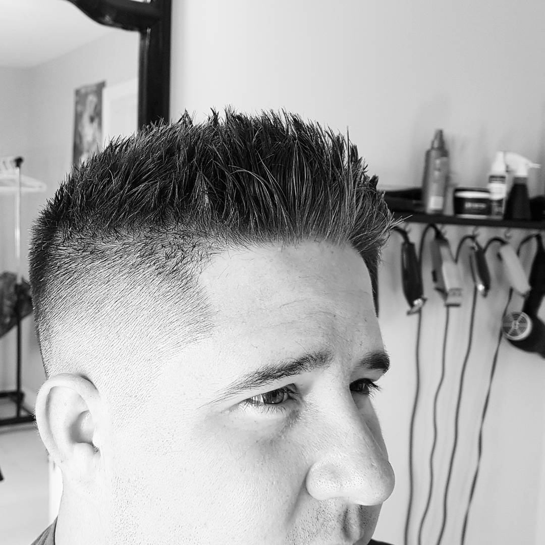 #fauxhawk #taper #menshaircut #menshair #boyshaircut