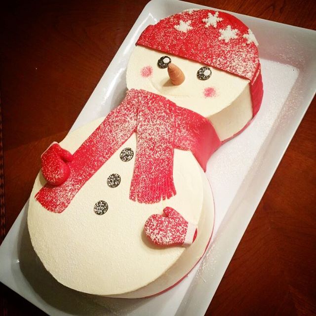 #snowmancake #snowman #christmascakes #marrychristmas