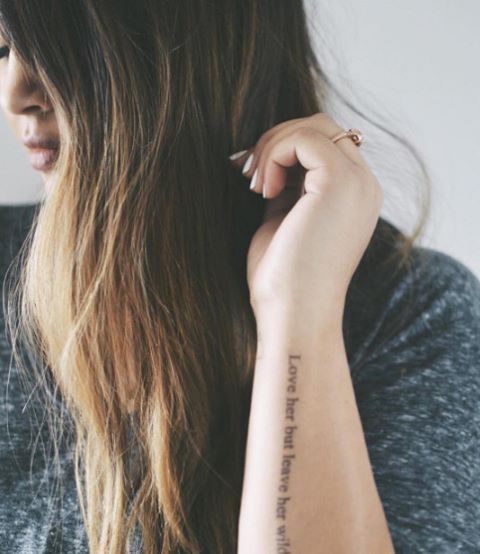 Be Motivated With 55 Inspirational Quote Tattoos For Girls