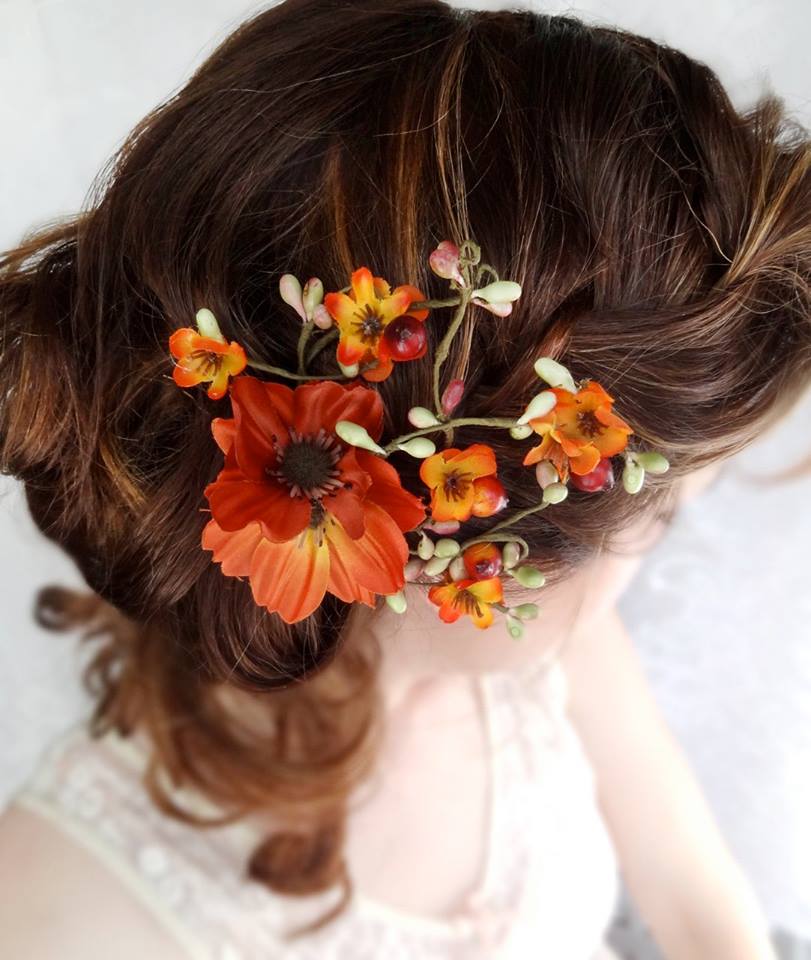 60 Engaging Wedding Hairstyle with Fresh Flowers That Will 