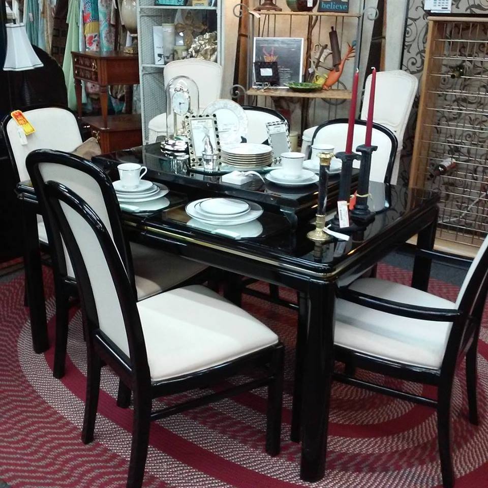 Black Lacquer Lane Dining Room Furniture