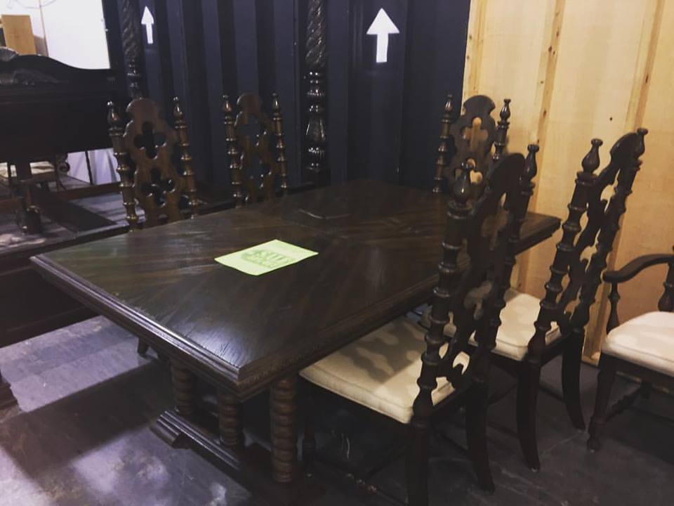 Cherry Wood Dining Set