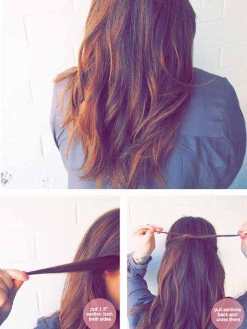 Easy Bow Hair Idea