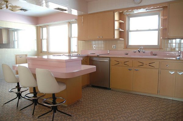 Elegant Vintage Kitchen Of 60s