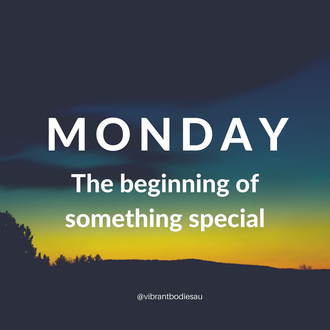 Every Monday is a possibility to make the most of the week ahead. Make today the beginning of something special #mondaymotivation #mondaymood #positivevibes #positivequotes #vibrantbodies
