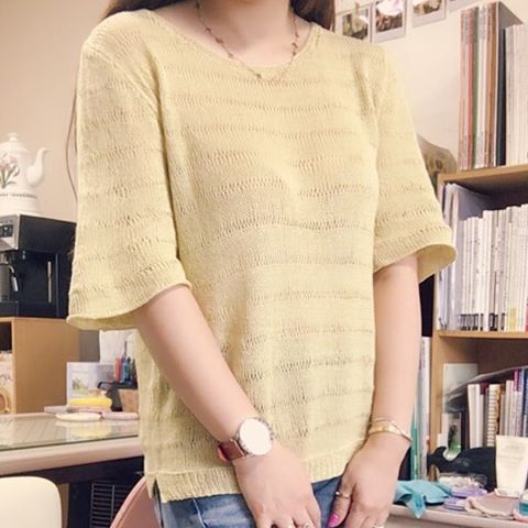 Handmade Half Sleeve Summer Pullover