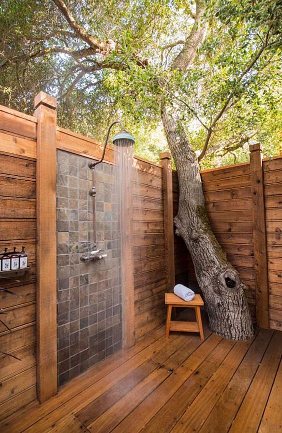 Outdoor shower