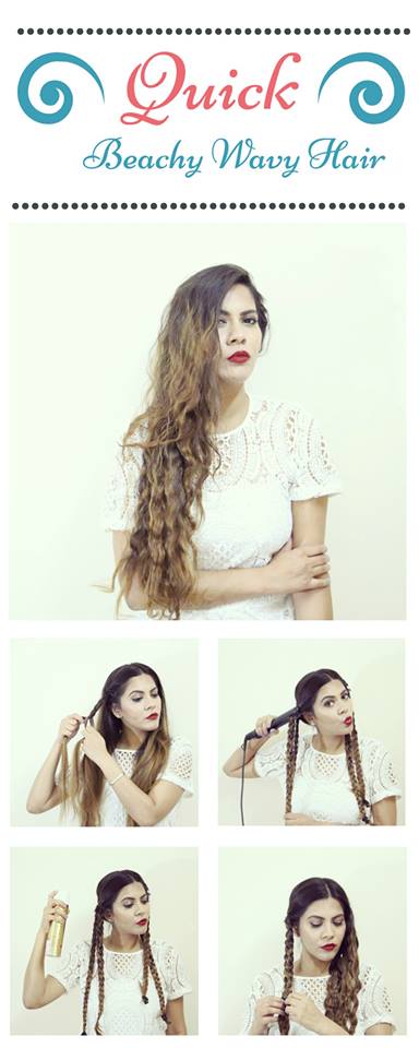 Quick Beachy Waves Tutorial