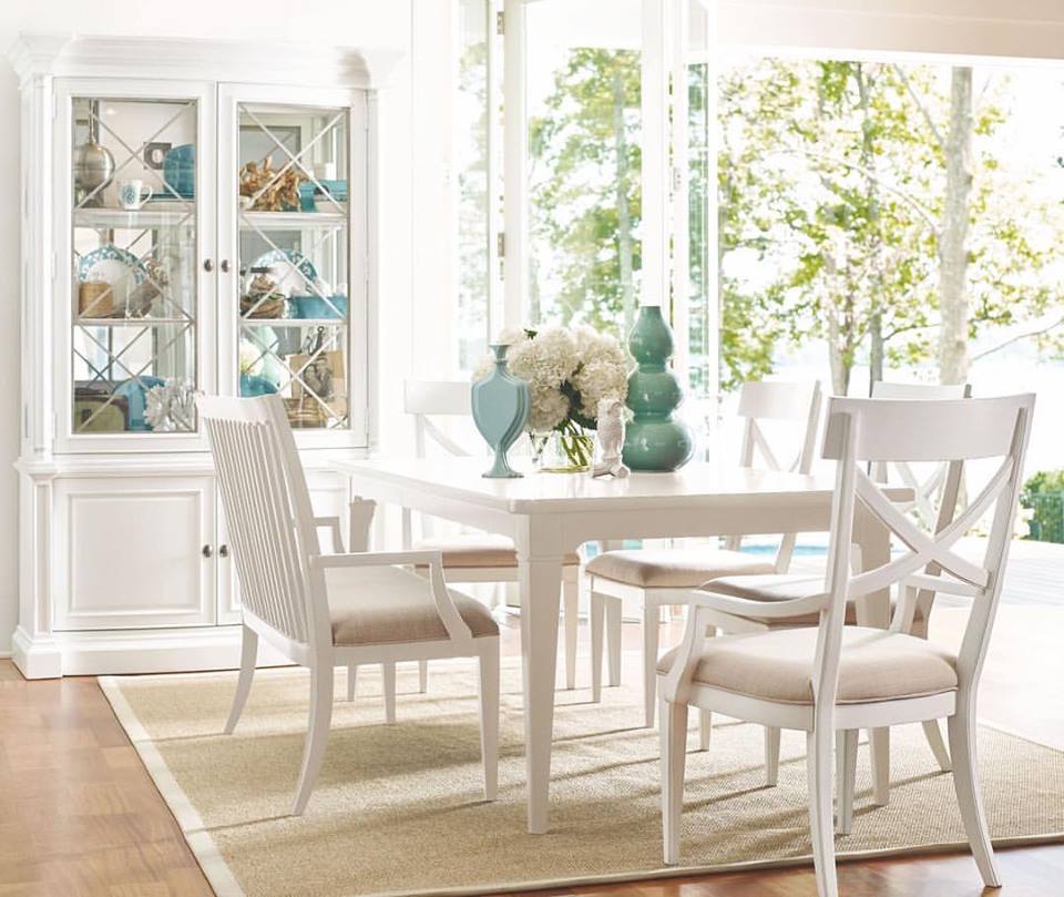 White Theme Dining Set