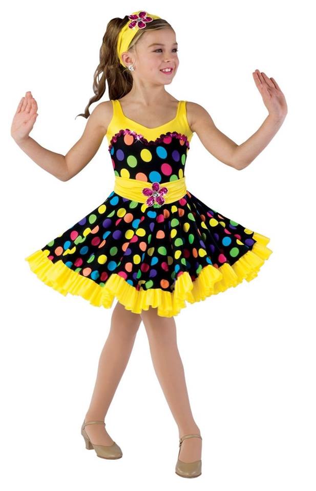 Yellow Polka Dots Dress