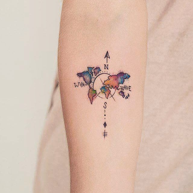 30 Attractive Travel Inspired Tattoos Designs to Flaunt Your Style