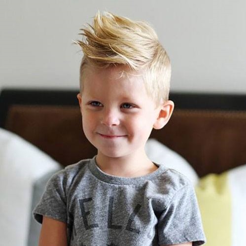 Blonde Mohawk Boy