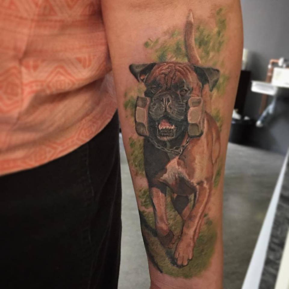 50 Cute Dog Tattoo Ideas For Men Who Loves Dogs - Gravetics