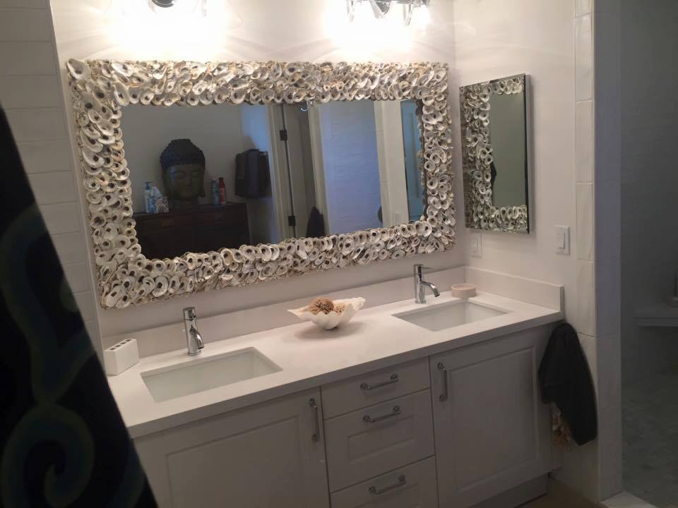 Handmade Seashell Mirror