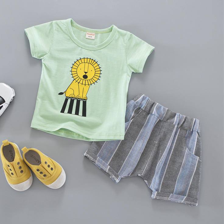 Lion Summer Outfits For Boys