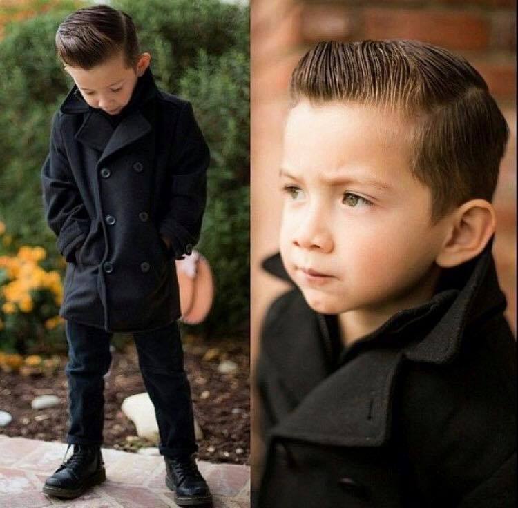 Modern Side Part Hairstyles For Little Boy