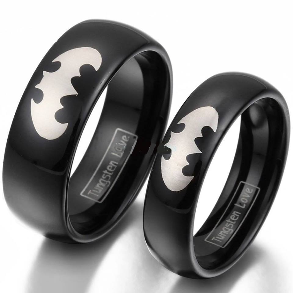 Smart Batman Couple Rings