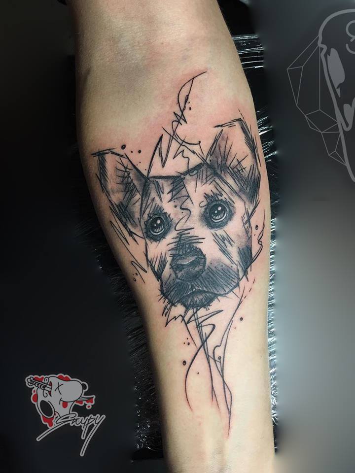 Dog Tattoo: 50 Cute Dog Tattoo Ideas For Men Who Loves Dogs