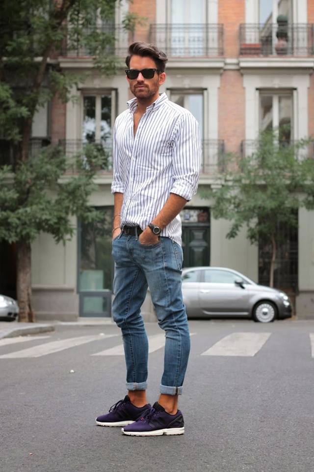 Stripes Shirt With Jeans