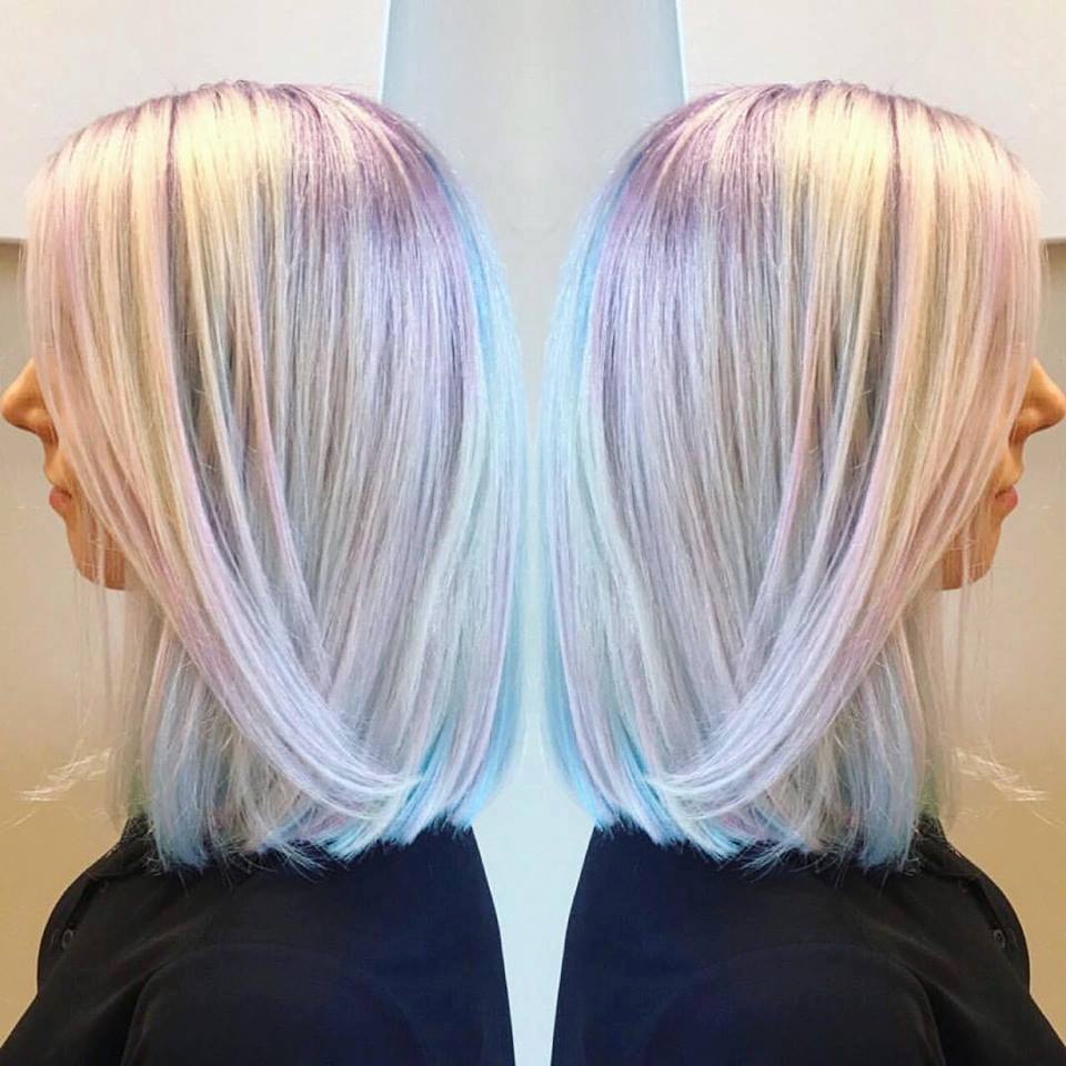 40 Iridescent Holographic Hair Coloring Ideas to Make Your 