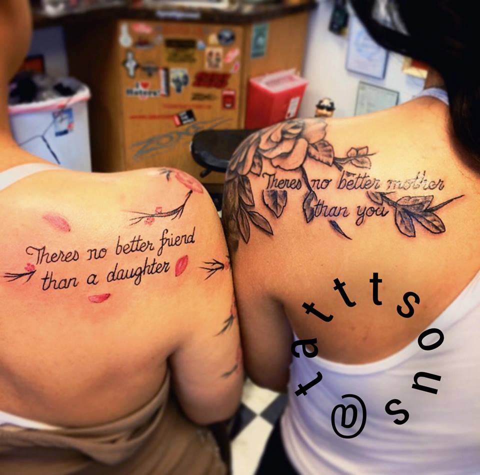 51 Extremely Adorable Mother Daughter Tattoos to Let Your Mother Know 