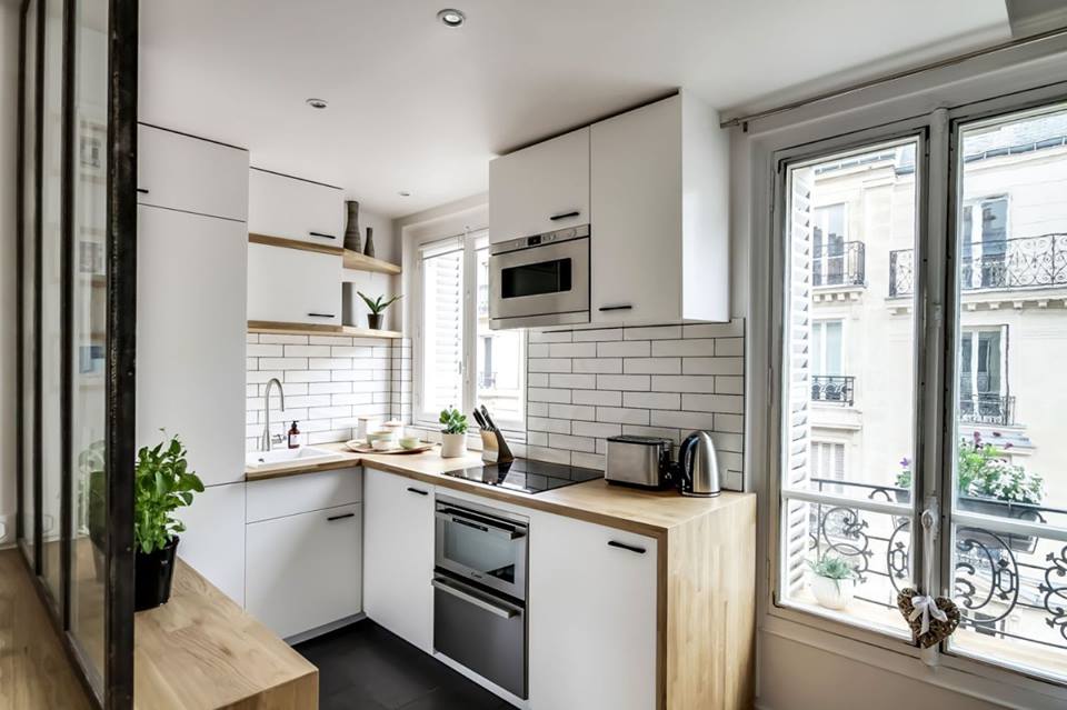 Bright & Functional Kitchen In Small Space