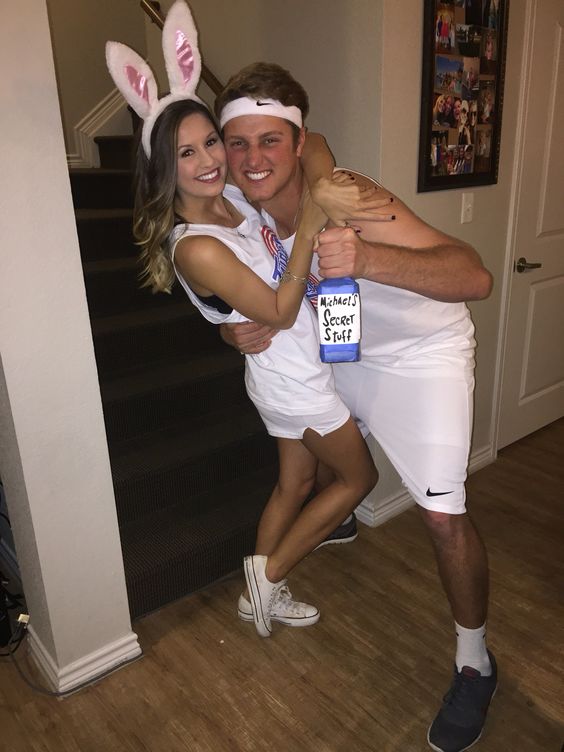 Bugs and Lola Bunny costume DIY