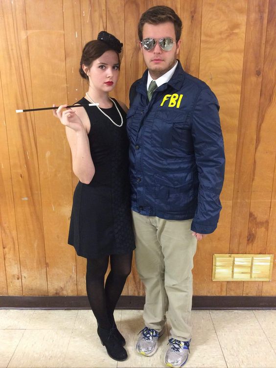 Burt Mcklin FBI and Janet Snakehole Couples Halloween Costume