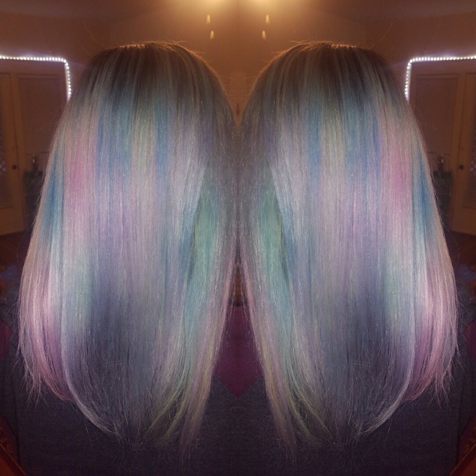 40 Iridescent Holographic Hair Coloring Ideas to Make Your 