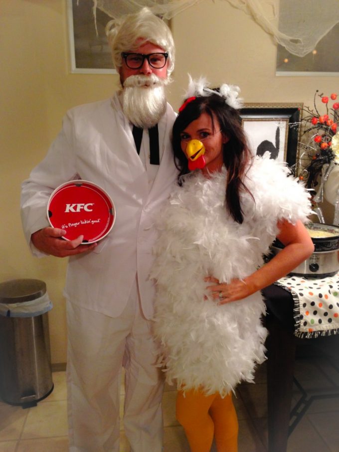 Colonel Sanders & Chicken from Classy Clutter