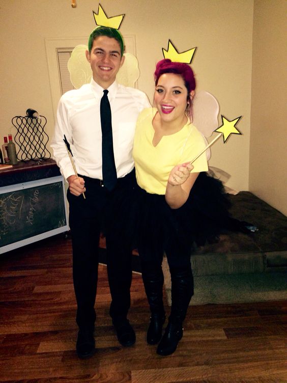 60+ Halloween Couple Costume Ideas - Perfect for Any Spooky Duo! 24 Cosmo & Wanda