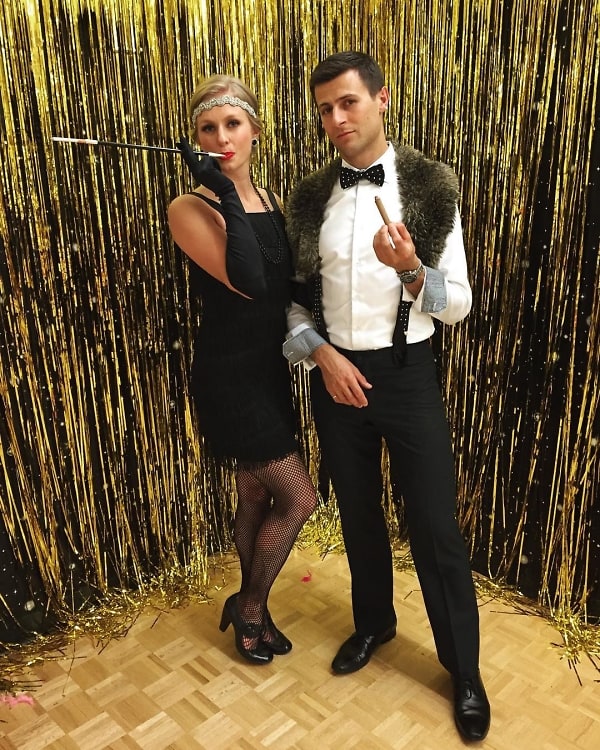 Daisy & Gatsby Halloween Couple Costume.