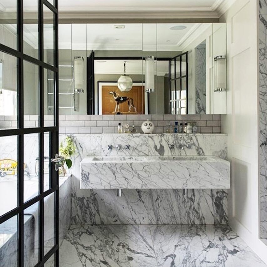 Fabulous Art Deco And Contemporary Bathroom