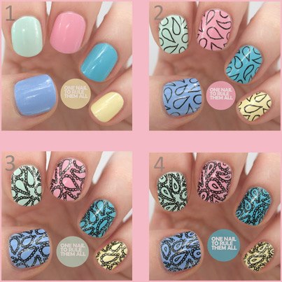 Funny Spring Nails Step By Step