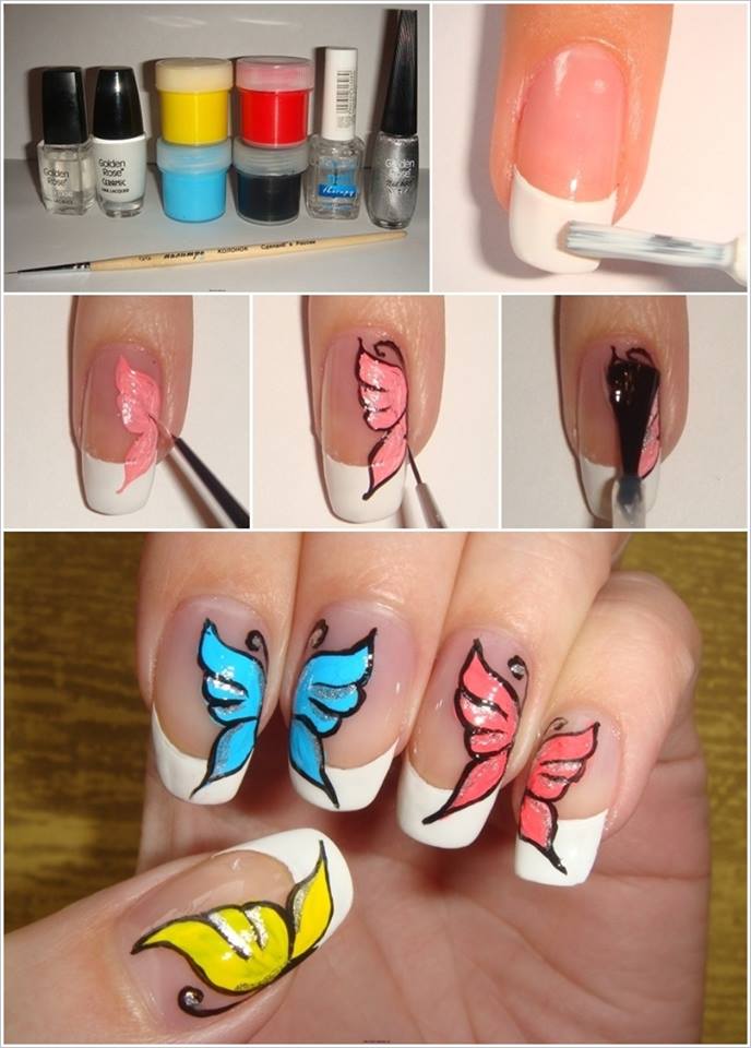 Gorgeous Butterfly On Nails